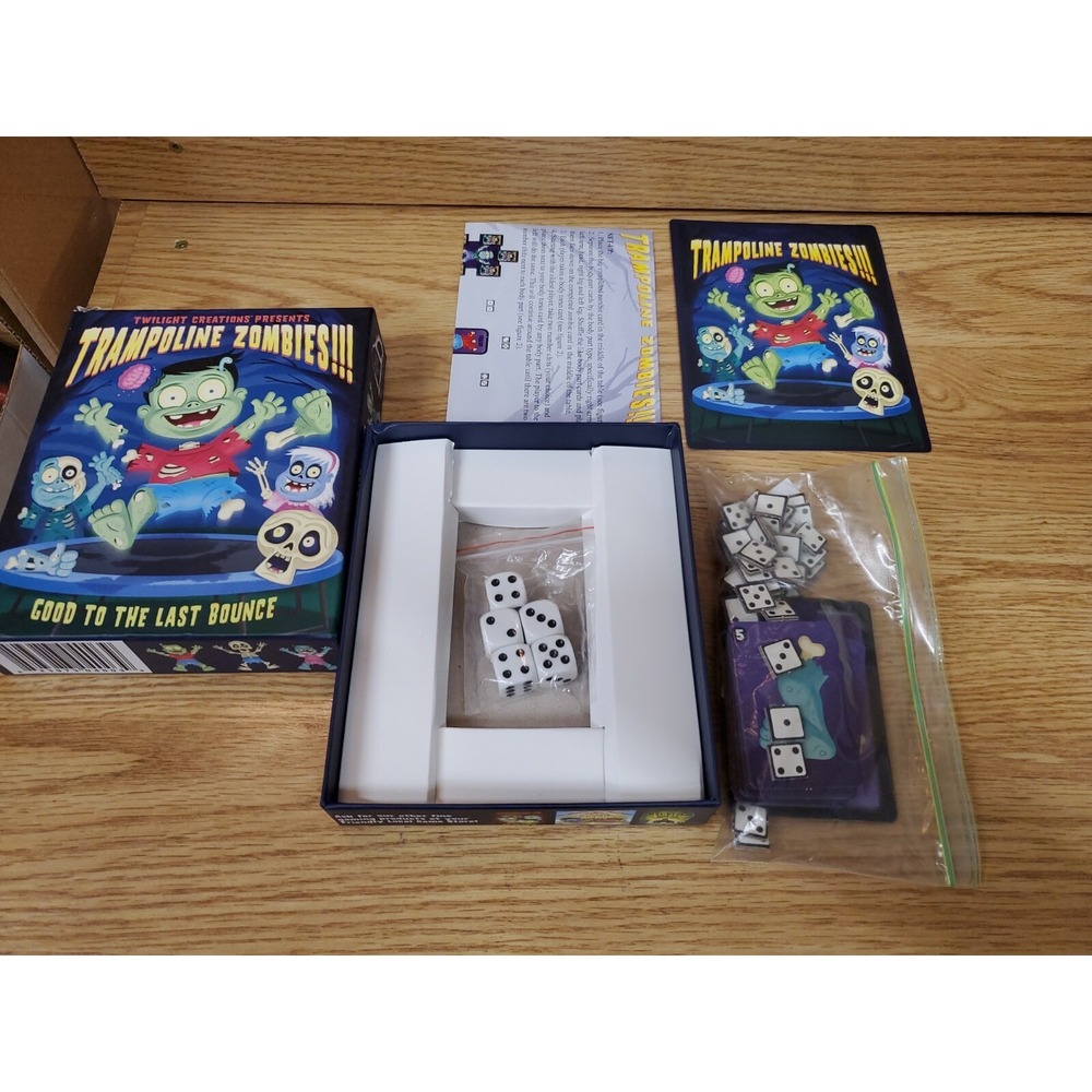 Twilight Creations Boardgame Trampoline Zombies Box Complete
